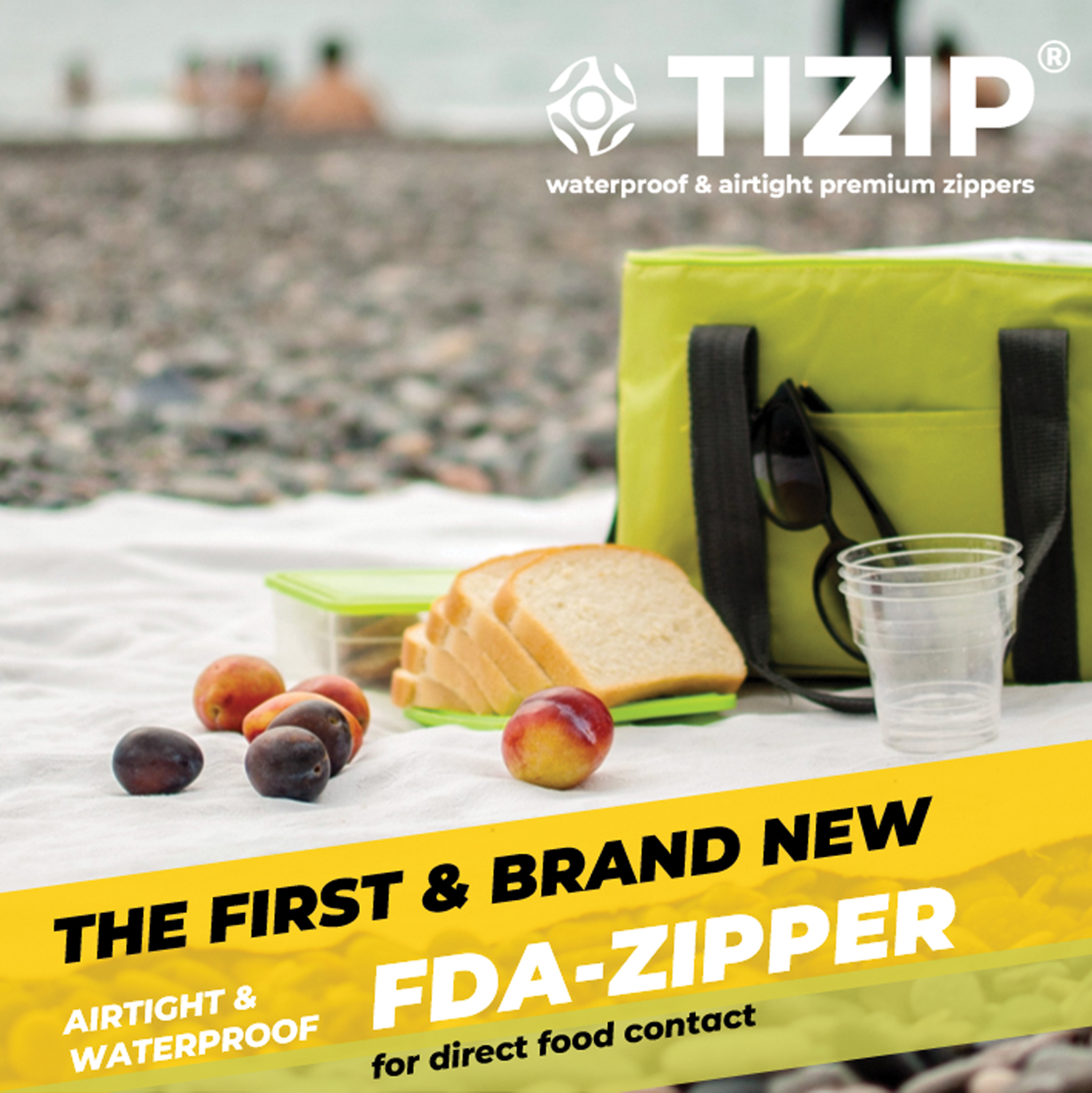 FDA-Compliant Waterproof and Airtight Zipper Image