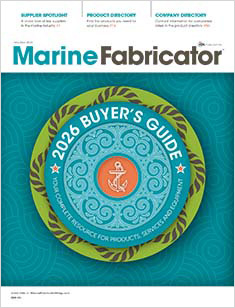 Cover design featuring a teal background with a circular emblem in the center. The emblem includes an anchor, surrounded by text and decorative elements.